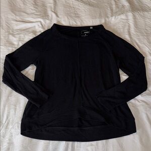 Sonoma Long Sleeve Lightweight Knit Top – Black – Size S